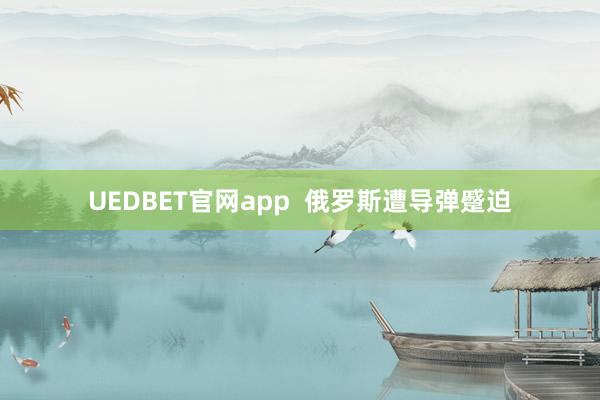 UEDBET官网app  俄罗斯遭导弹蹙迫
